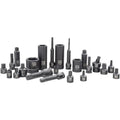 6 Point Stand & Deep Socket Set, 222-Piece, 1/4, 3/8 & 1/2 Drive, SAE & Metric, Star, Triple Square, Hex Bit
