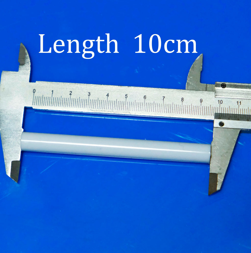 1cm*10cm White PVC tube tool diy pen case connecting accessories cylinders pen holders brush holders connecting tube accessories