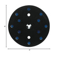197315-5 6 Round Sanding Backing Pad Hook Loop Hard