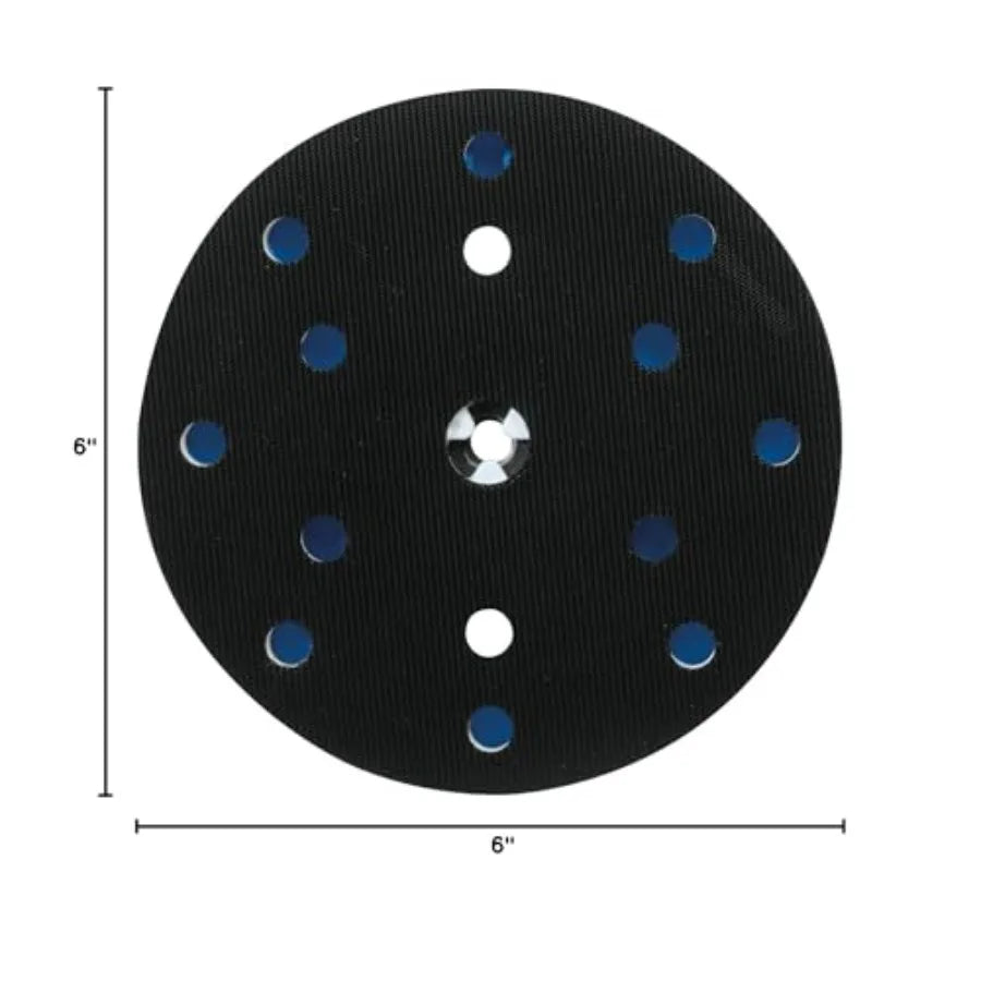 197315-5 6 Round Sanding Backing Pad Hook Loop Hard