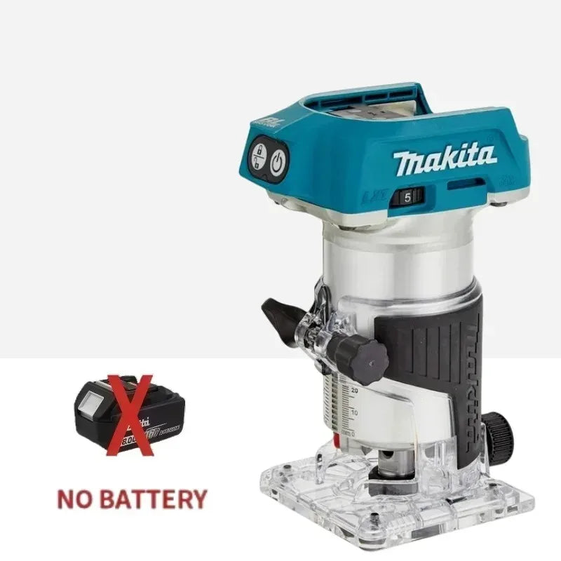 Makita DRT50 Cordless Trimmer Rechargeable Trimming Machine Brushless Slotting Tool Milling Woodwork Engraving Machine
