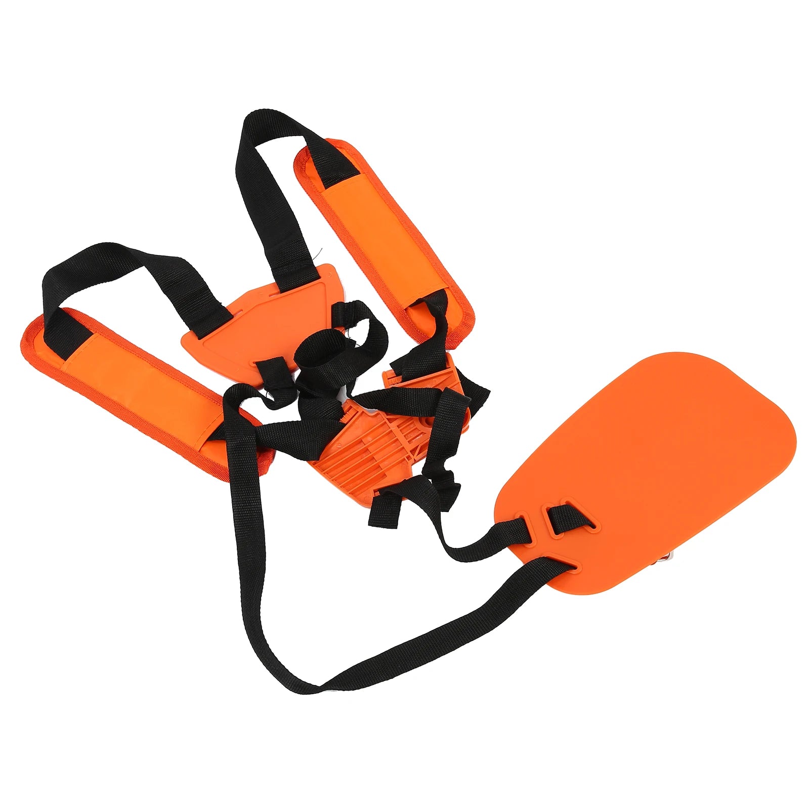 Orange Double Shoulder Nylon Lawn Mower Brushcutter Carrier Lightweight/Comfortable Trimmer Carrier Durable Gardening Aids