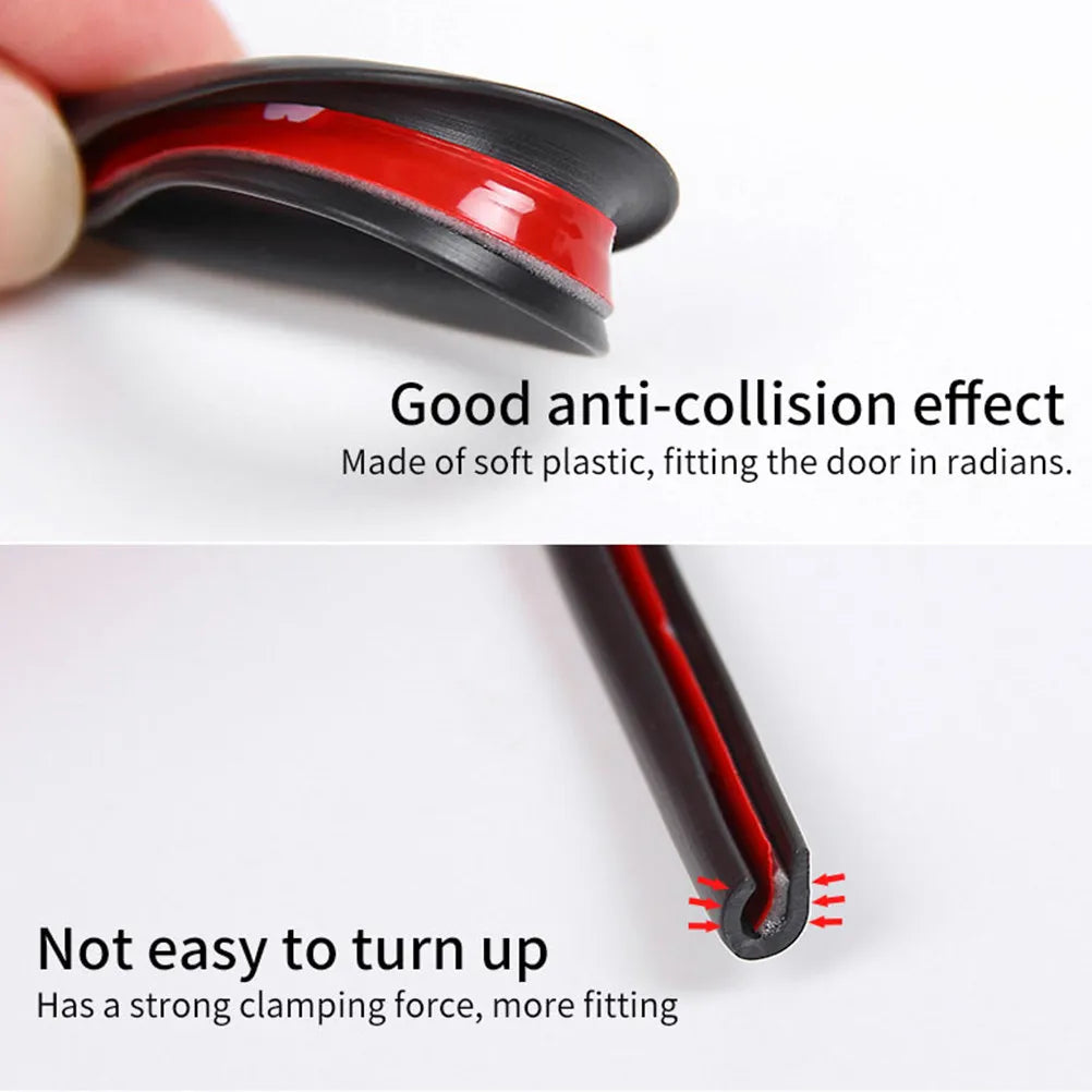 5M Premium PVC Door Guards for Sedan Cars Thin Slim Invisible Design Heat Resistant Abrasion Proof Waterproof Easy Install