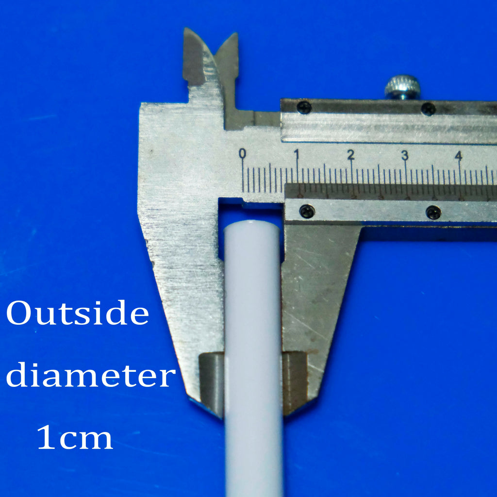1cm*10cm White PVC tube tool diy pen case connecting accessories cylinders pen holders brush holders connecting tube accessories