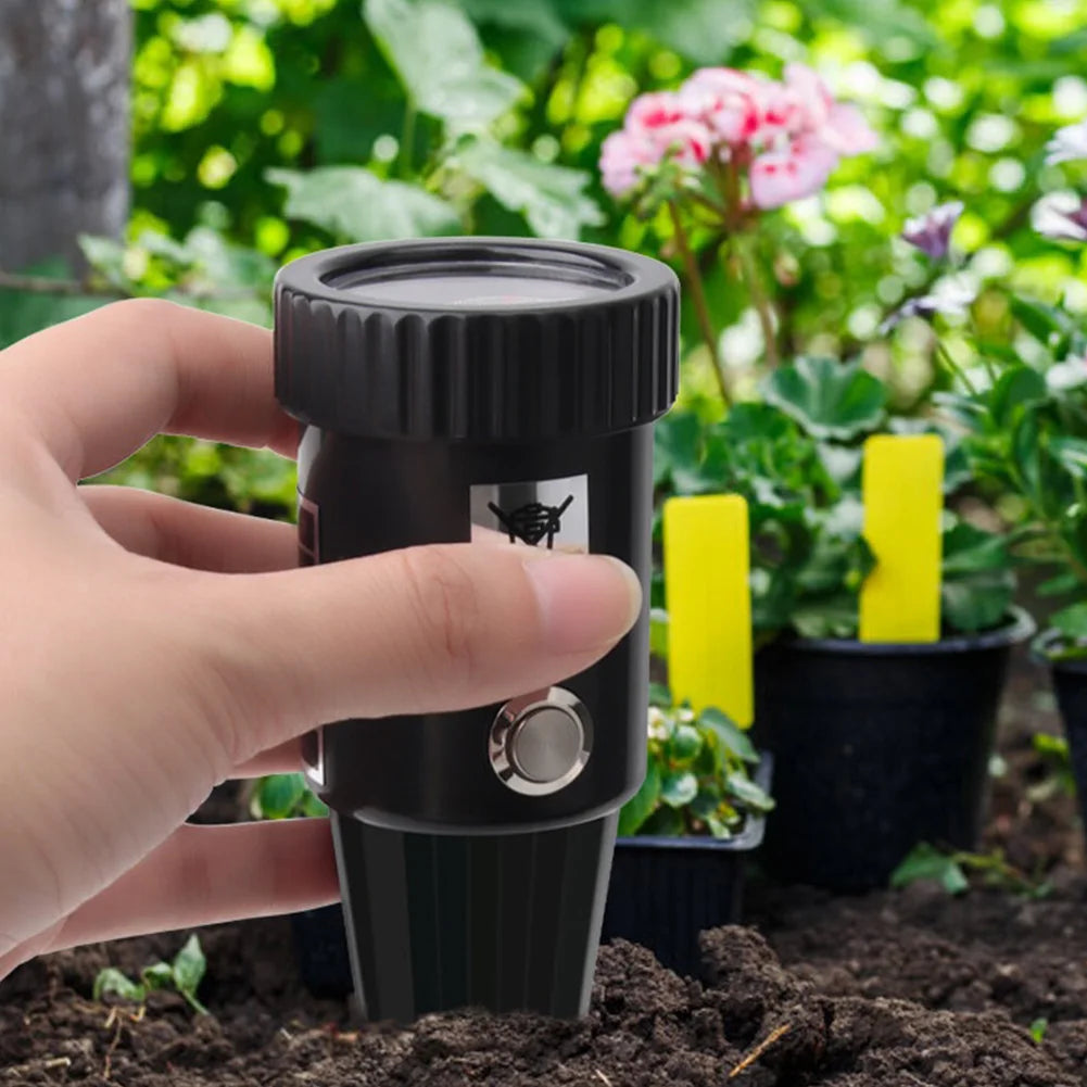 Soil Tester Accurate PH Instrument Hygrometer Monitor Waterproof Probe Instrument for Vineyards Orchards Field Production Lawn