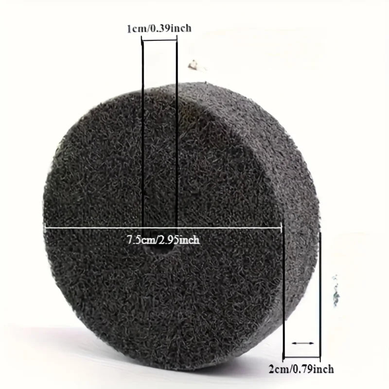 1/2/3/7Pcs 3 Inch Fiber Polishing Wheels, Durable Grinding & Polishing Discs for Bench Grinders & Polishing Machines