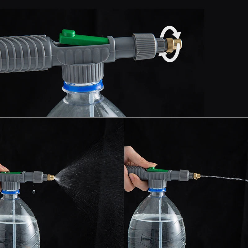 Adjustable Beverage Bottle Spray Watering Nozzle Watering Can Pressure Atomizing Nozzle Gardening Tools