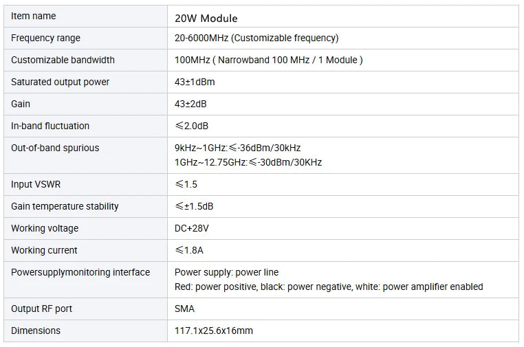 10W 30W 50W 100Watt Noise module 30-50-70-100WATTS customize VCO DDS DDR SDR generator module RF module
