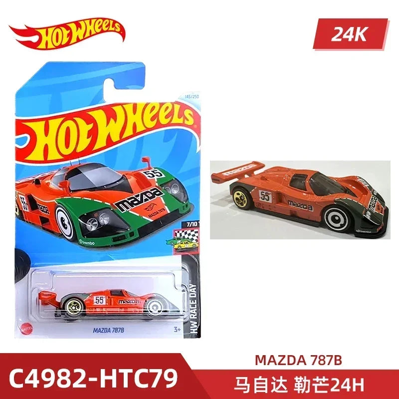 2024 C4982 Case K Original Hot Wheels 1/64 Miniatures Cars Hoteelws Model Car Hotweheels Hotwheels Vehicle Toys Model Scale Cars