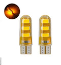 10pcs LED T10 Strobe Lights Car Lamp W5W Canbus Flashing Signal Bulbs For Car Width Light Stroboscopic Clearance Indicator 12V