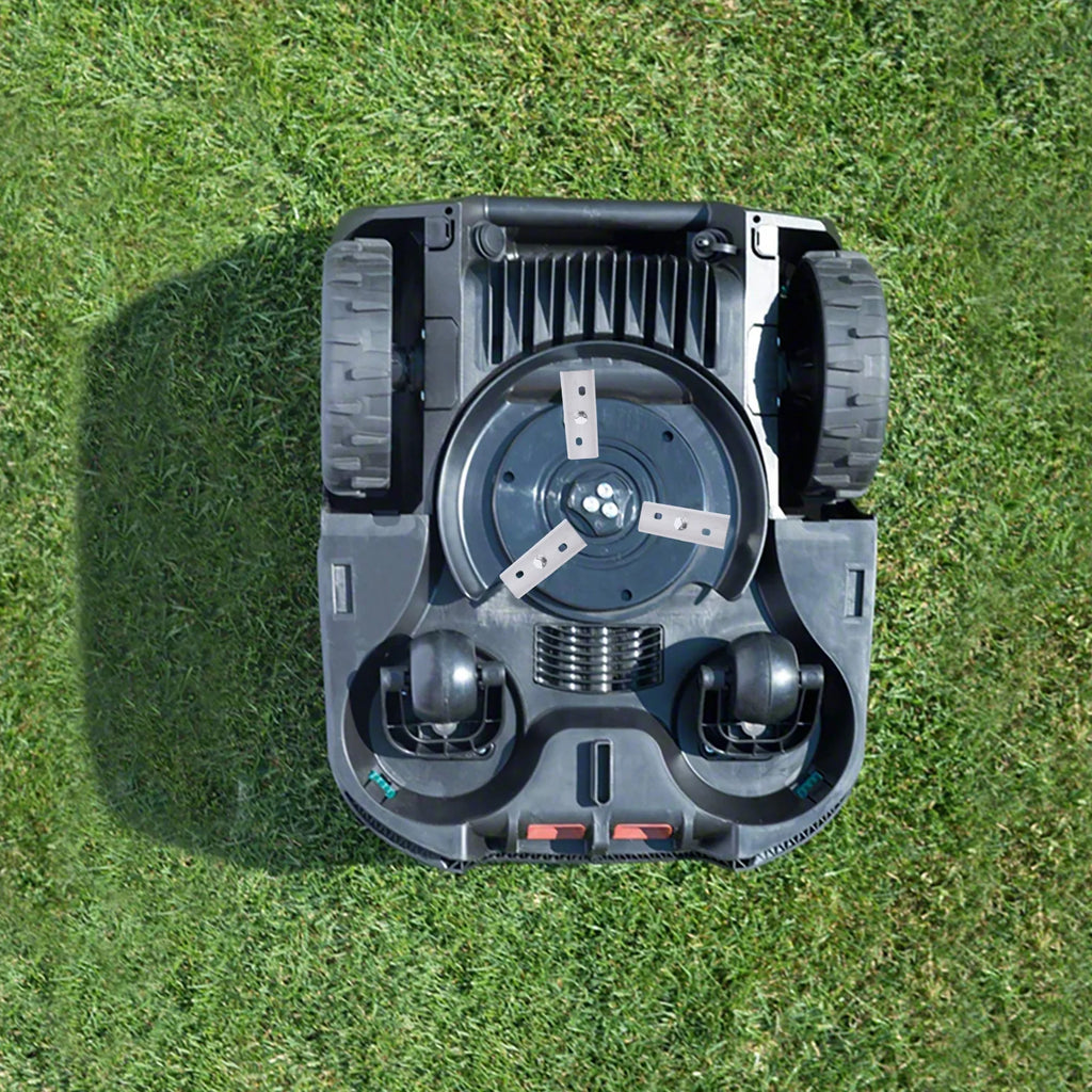 6 Pack Grass Trimmer Blade Garden Shredder Blade Chipper Knife with Screws Fit for ALKO Robolinho Lawn Mowers Replacement