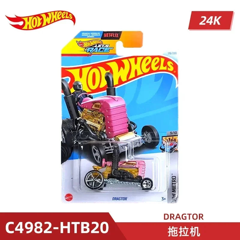 2024 C4982 Case K Original Hot Wheels 1/64 Miniatures Cars Hoteelws Model Car Hotweheels Hotwheels Vehicle Toys Model Scale Cars
