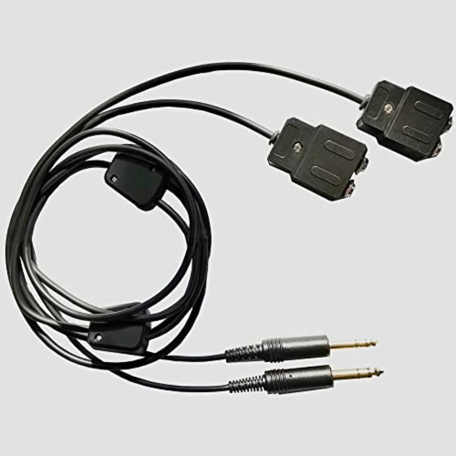 GAM-GA2F General Aviation Headset Splitter-GA Splitter for 2 headsets Free with a Super high Density Sponge with O Ring