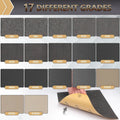 12-Sheet 120 Grit Wet Dry Sandpaper, 9x11 Inch Silicon Carbide Abrasive Sheets for Woodworking and Automotive DIY