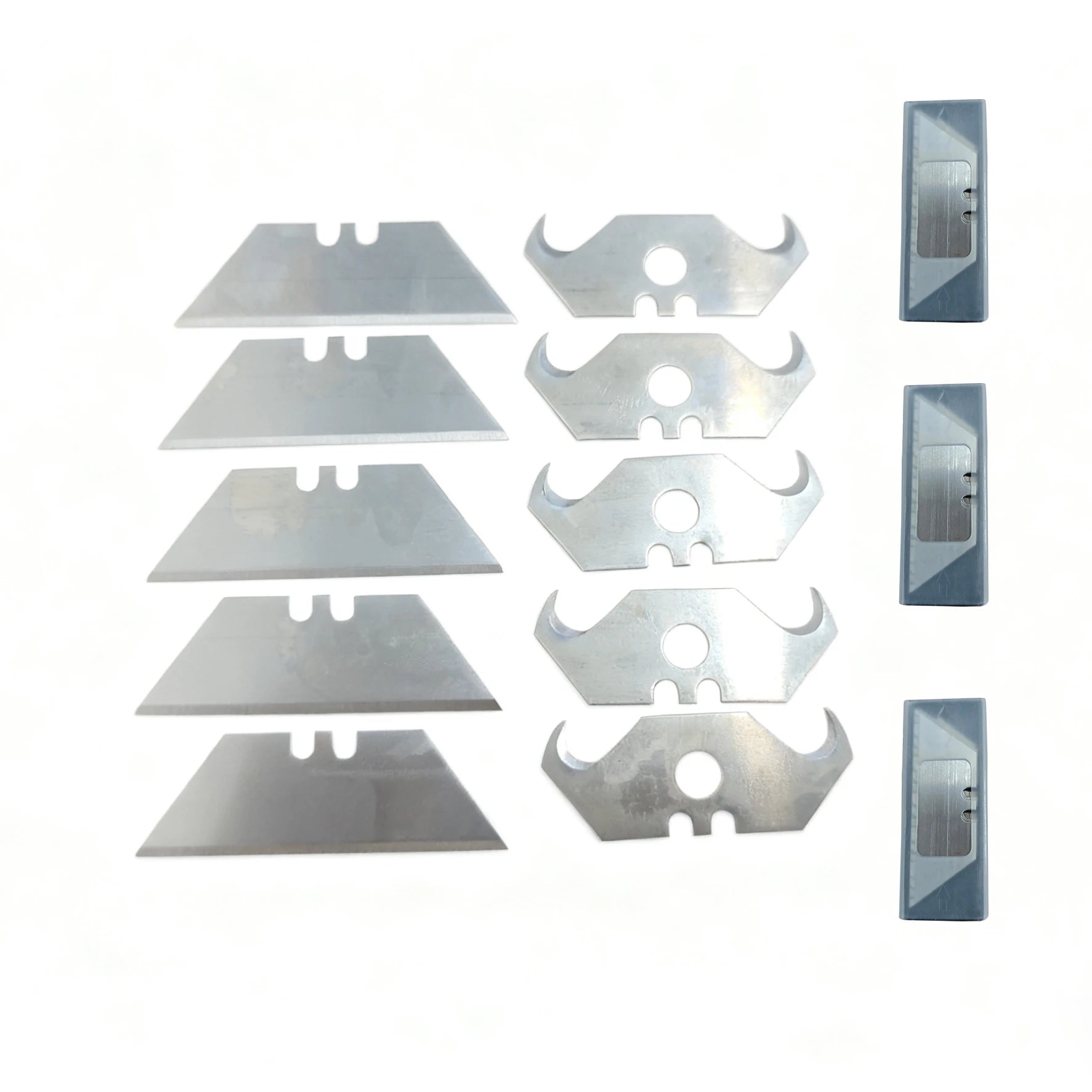 Trapezoidal hook-shaped combination cutting blade, DIY/ leather/carton special durable multi-functional sharp tool replacement b