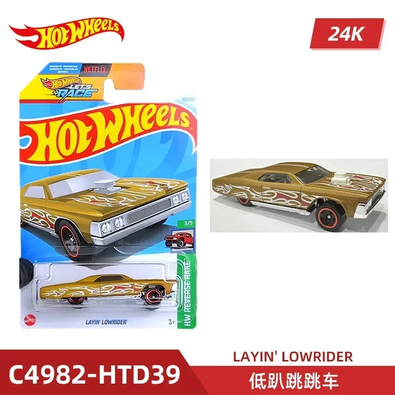 2024 C4982 Case K Original Hot Wheels 1/64 Miniatures Cars Hoteelws Model Car Hotweheels Hotwheels Vehicle Toys Model Scale Cars