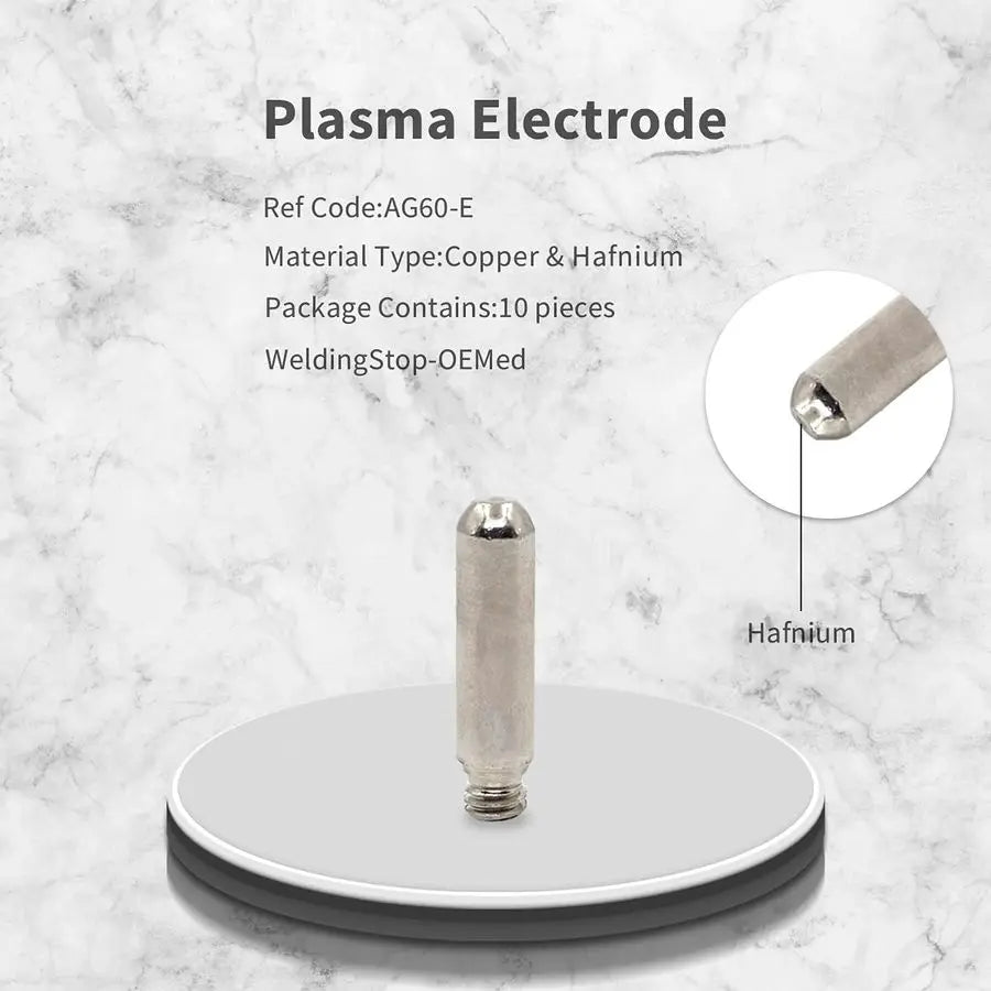 Plasma Consumables Kit for Primeweld CUT50 CUT50DP CT520 CT520DP Plasma Cutter AG60 Torch 1.0mm .040 Tip