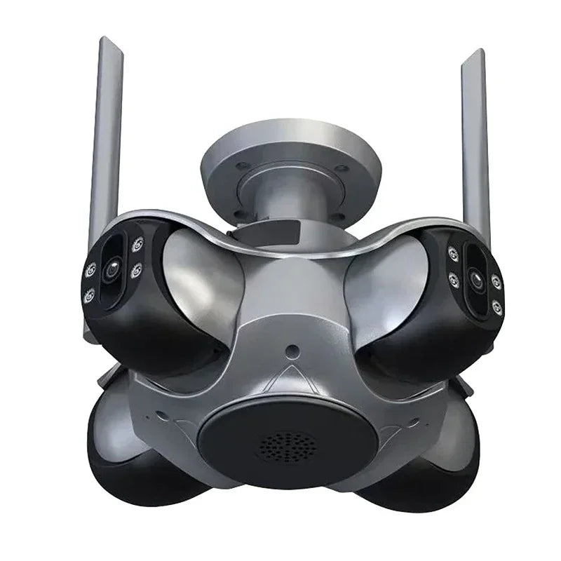 10K 20MP Four Screen WiFi Security Camera Wireless CCTV Auto Tracking Smart Four Lens PTZ Surveillance Cam FFVIDEO APP