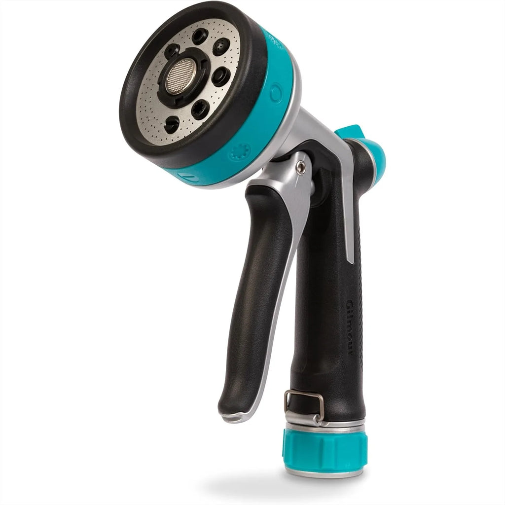 Garden Hose Nozzle with 8 Spray Patterns, Heavy Duty Front Control for Lawn Watering, Easy to Use