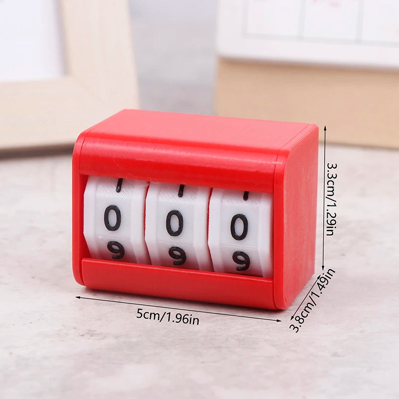 Plastic Counters Board Game Score Counter Life  Tabletop Foosball Scoring Device Billiards Scoring Counter Upgrades Black/Red