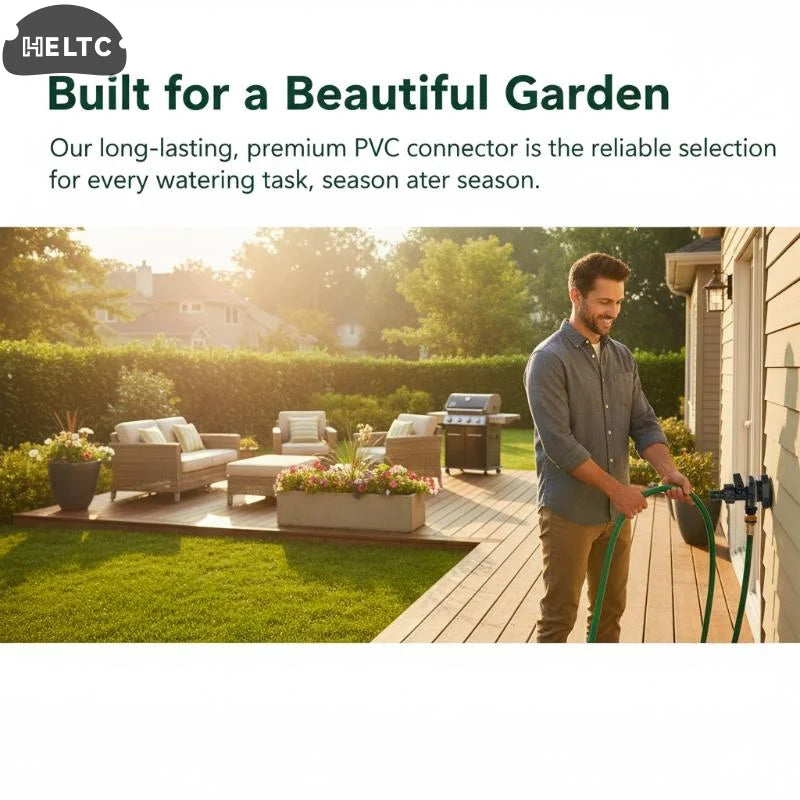 PVC Rain Bucket Valve Fittings Kit 3 4 Inch Diverter Connector for Efficient Water Storage in Garden Backyard