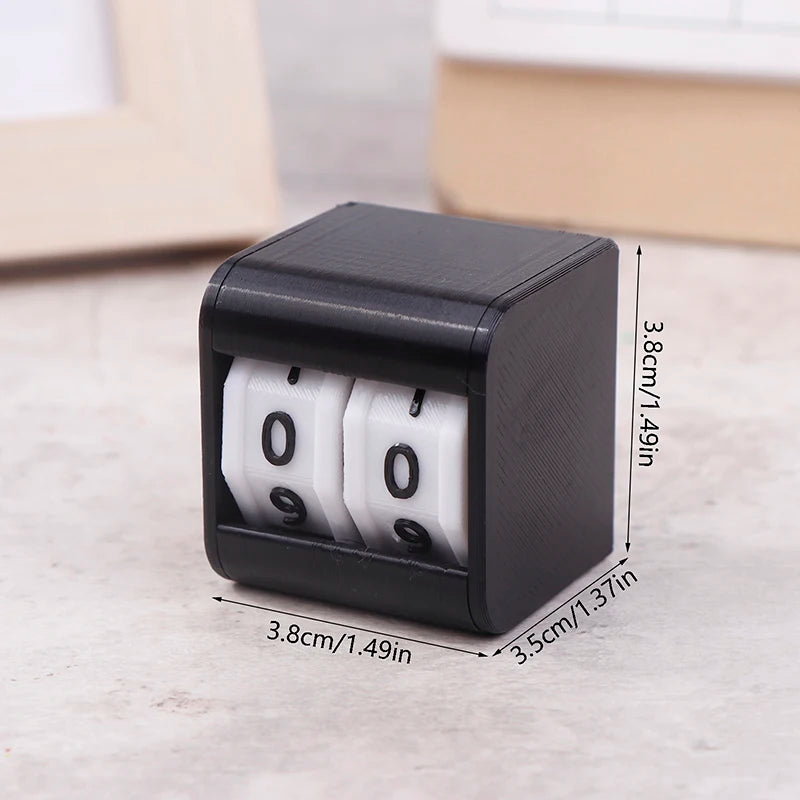 Plastic Counters Board Game Score Counter Life  Tabletop Foosball Scoring Device Billiards Scoring Counter Upgrades Black/Red