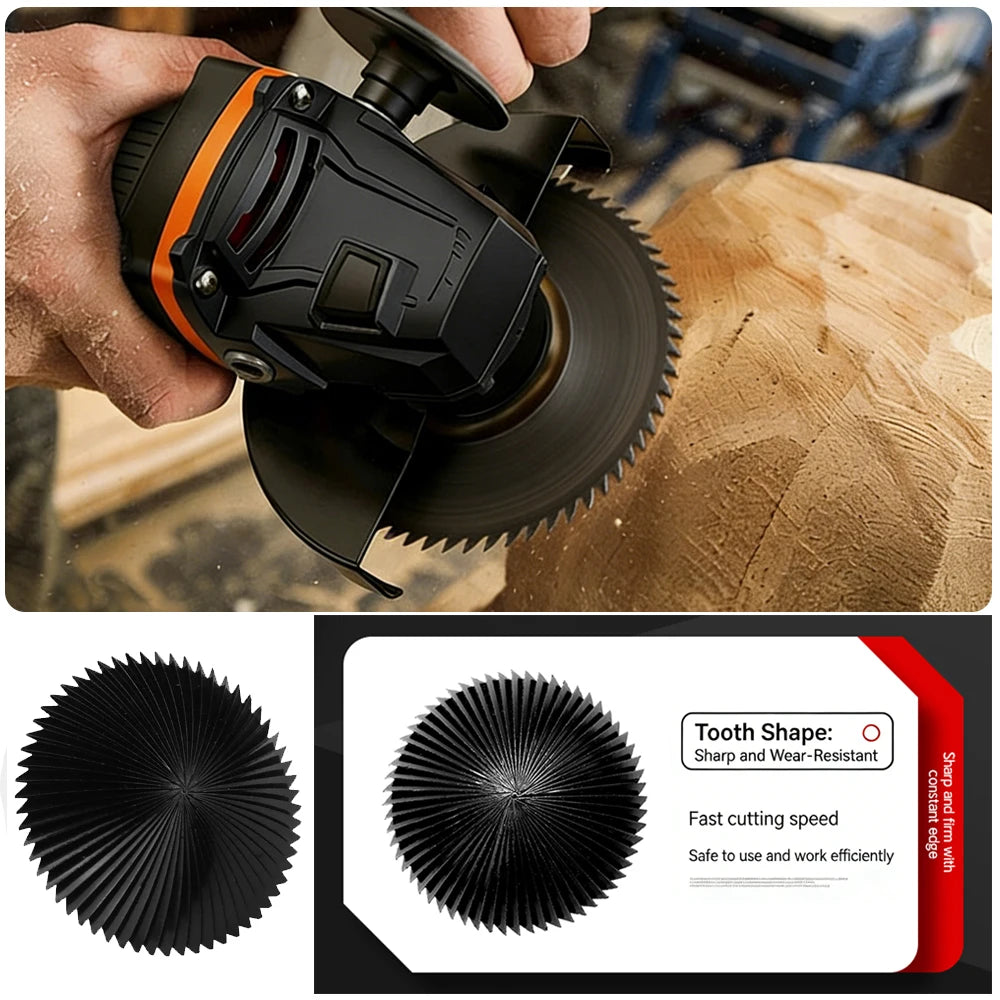 Woodworking Polishing Trimming Carving Metal Head Angle Grinder Metal Irregular Milling Cutter Grinding Disc M14