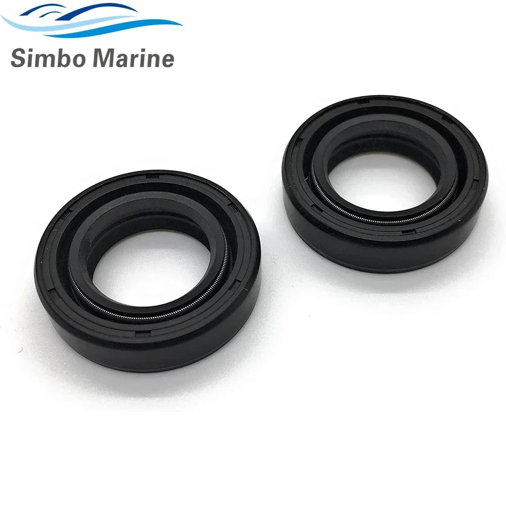 2pcs Oil Seal 93106-09014 26-82257M Compatible with Yamaha Outboard Motor Sierra 18-0267 GLM 85223