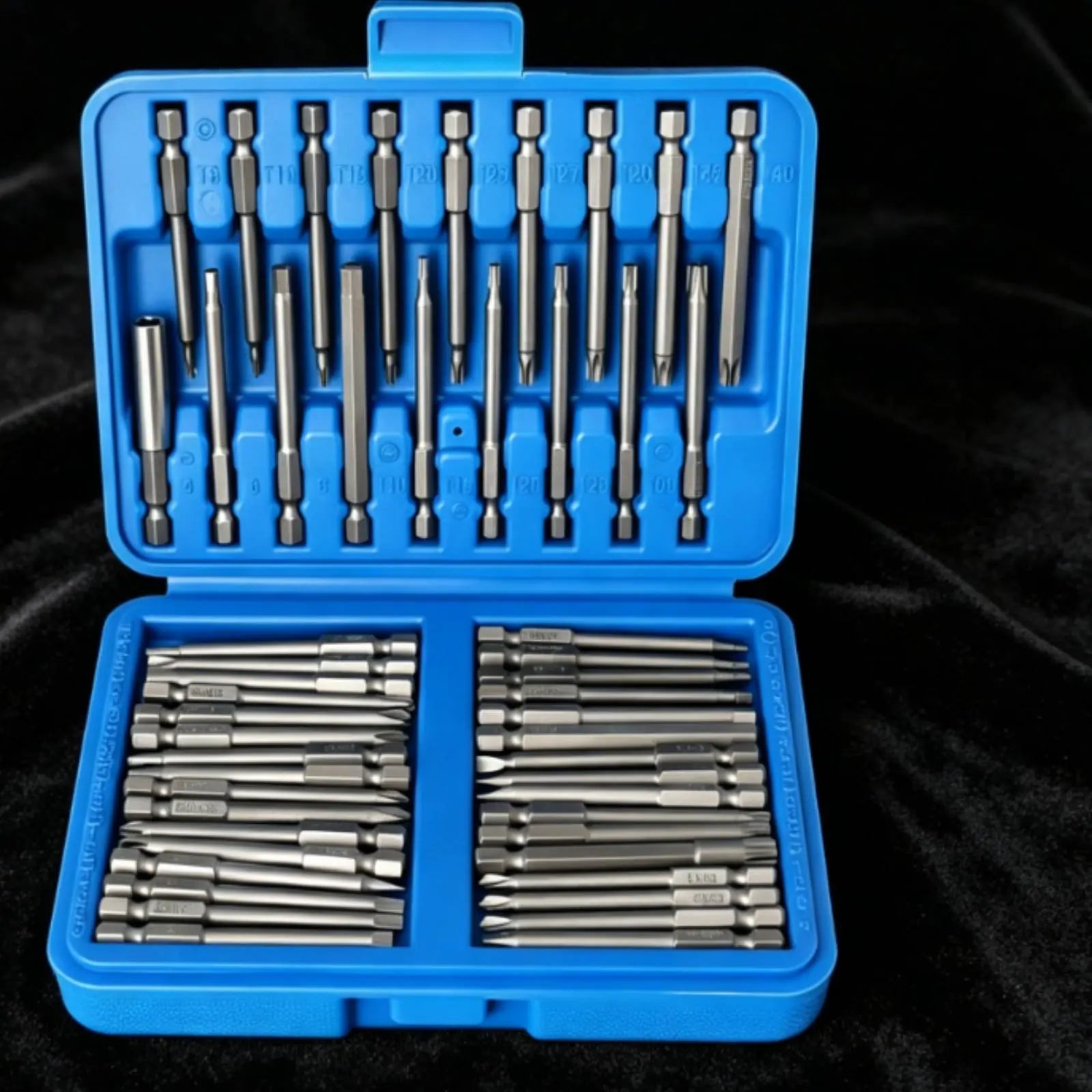 50 Pieces Attracting Screwdriver Bits Heat Treated Attracting Screwdriver Bit 1/4 Inch Driver Bits Strong Grip Tool Set
