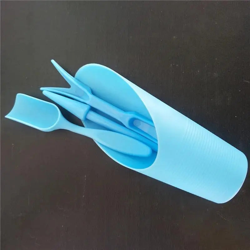 4Pcs Planter Kit Sowing Shovel Spoon Succulents Seedlings Tool Bonsai Fertilizer Plastic Handle Soil Replacement Tools