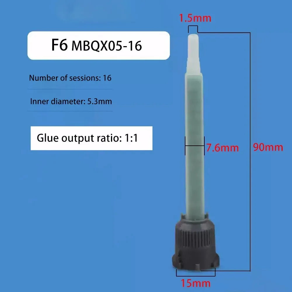 SY 1:1  10:1 MB Static mixing tube glue nozzle AB glue gun accessories Multi-model specifications are available