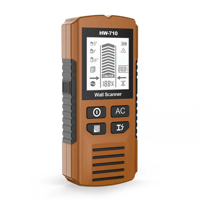 AED5-Wall Metal  Depth Wall Stud Finder Metal Wood Studs AC Voltage Live Wire Detect Wall Scanner Electric Box Finder
