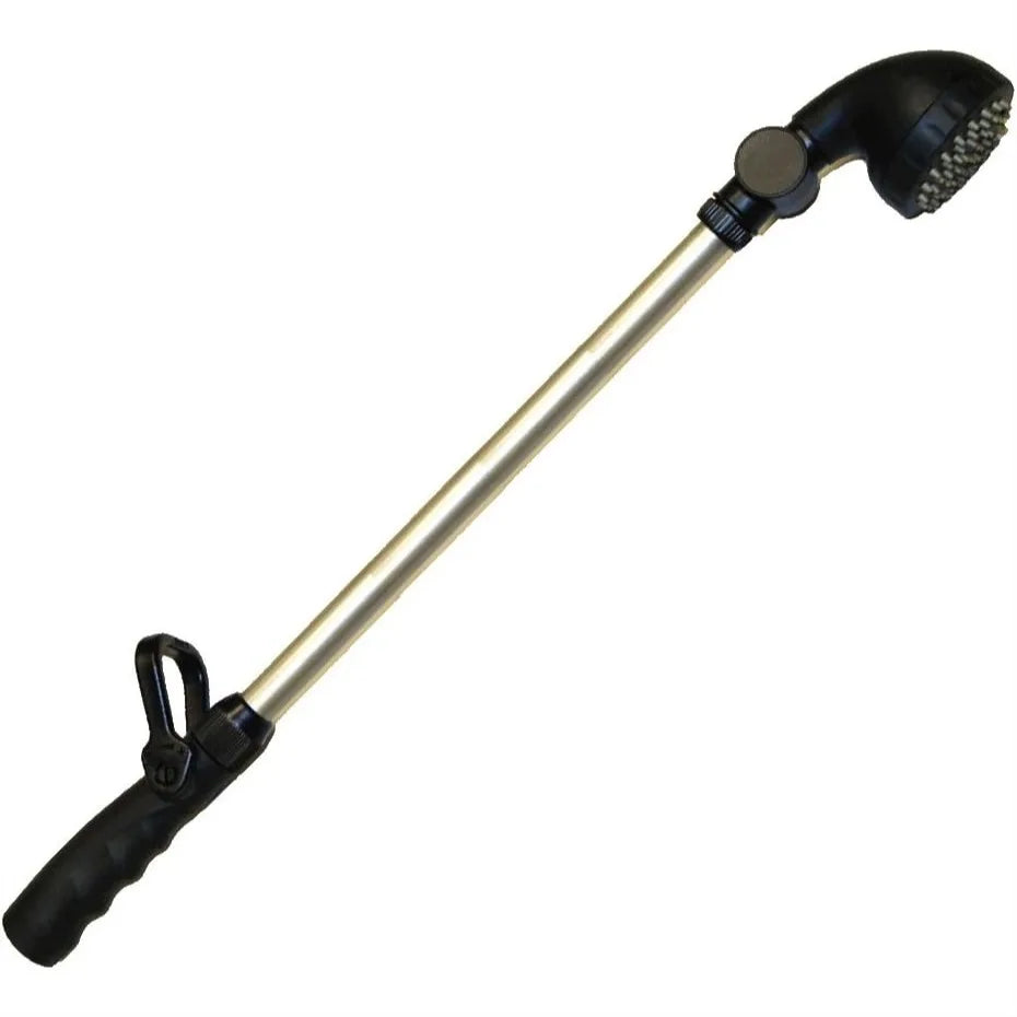 Turret Wand with Ratcheting Front Trigger and 10 Spray Patterns for Efficient Car Washing