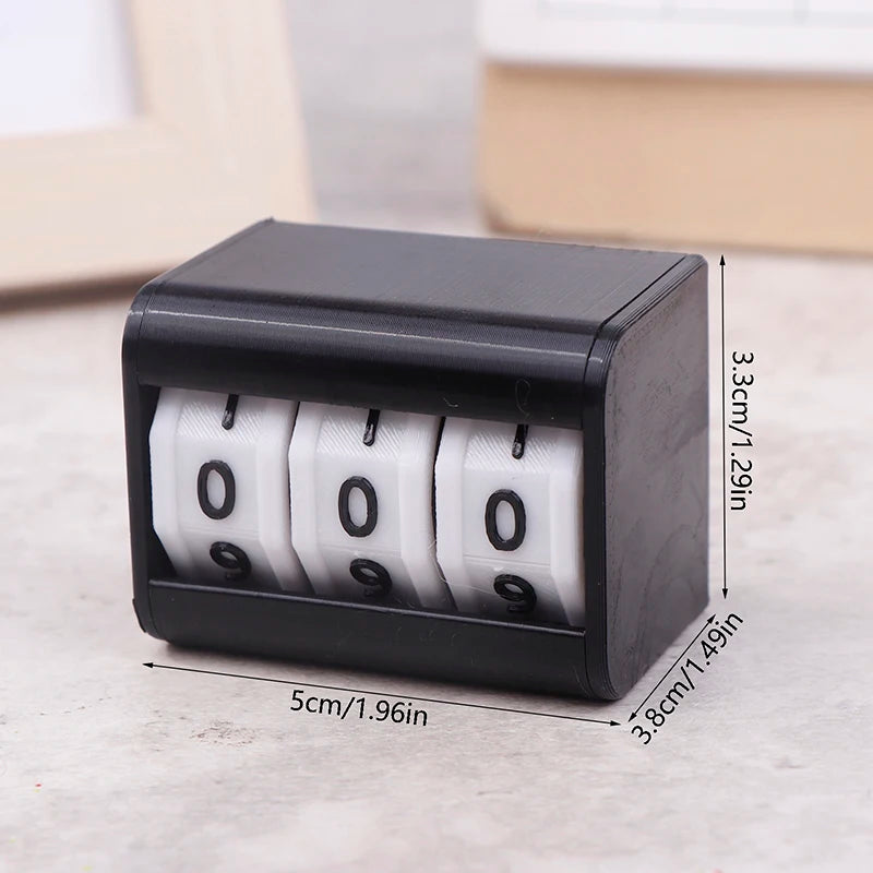 Plastic Counters Board Game Score Counter Life  Tabletop Foosball Scoring Device Billiards Scoring Counter Upgrades Black/Red