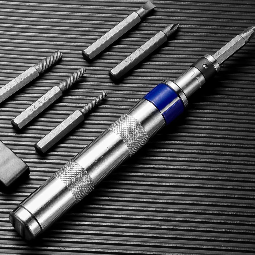 6-in-1 Screwdriver Set Compact Strike Screwdriver Manual Strike Driver Seized Bolts Hand Tool Easy Installation for Maintenance