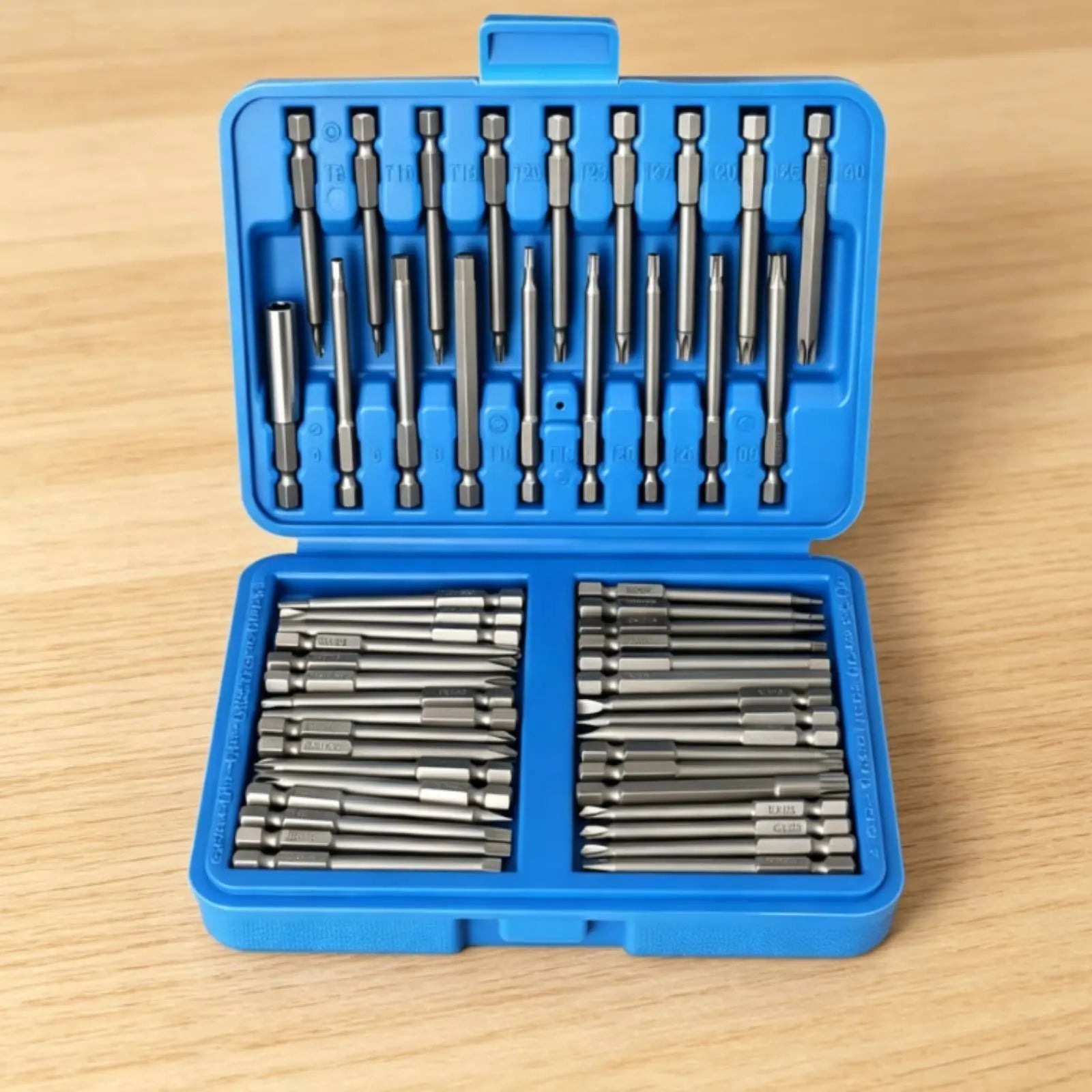 50 Pieces Attracting Screwdriver Bits Heat Treated Attracting Screwdriver Bit 1/4 Inch Driver Bits Strong Grip Tool Set