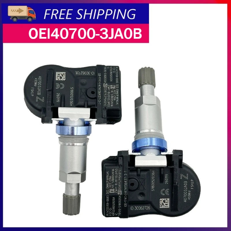 1/4PCS 40700-3JA0A 407003JA0B TIRE PRESSURE SENSOR FOR Infiniti Q50 Q60 QX50 QX56 QX60 Nissan Murano Pathfinder TPMS 433MHz