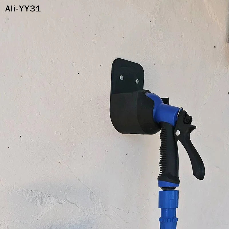 【S3】Wall Mount Garden Hose Nozzle Bracket With Screws And Leakage Hole For Garden Irrigation Car Washing Garden Storage Tools