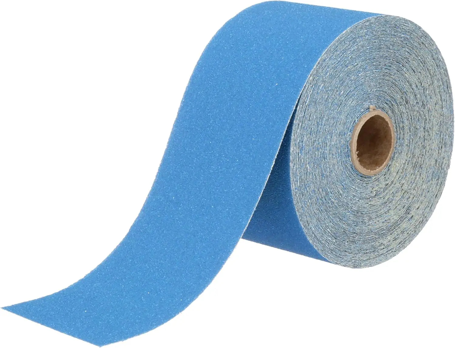 Blue Abrasive Sandpaper Roll, 2.75x20yd, 80+ Grade for Automotive Coating Removal & Body Repair