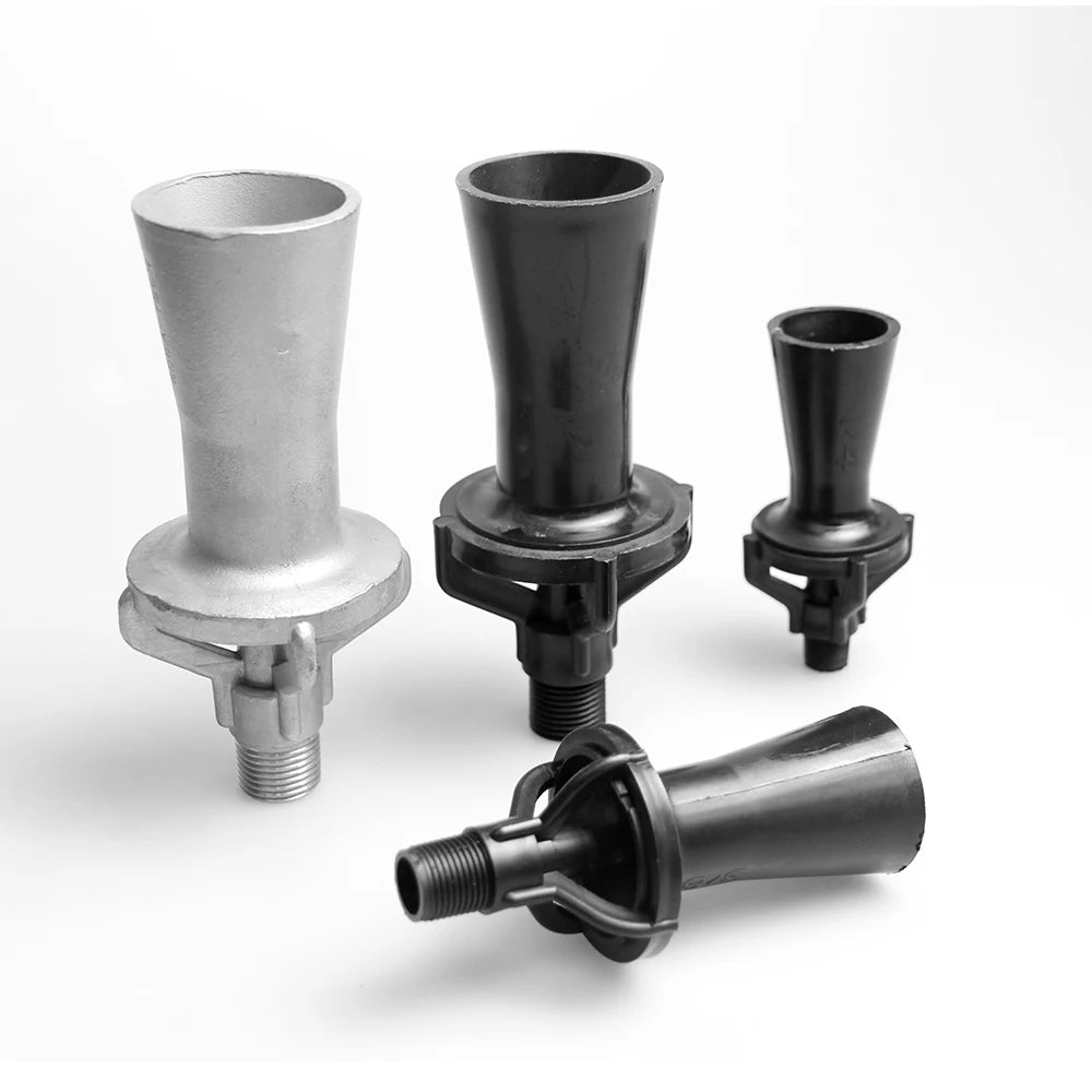Huajue high-temperature and corrosion-resistant gravity-type 3/8-inch plastic mixing nozzle for stirring/liquid mixing