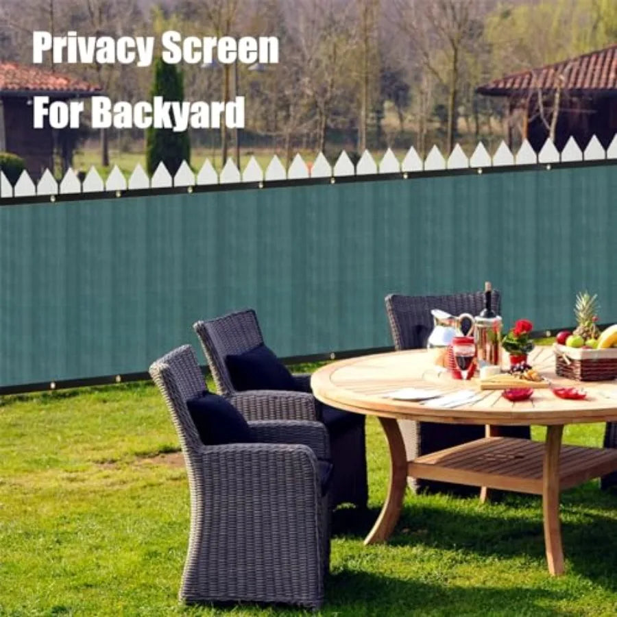 3Feet x 50Feet Privacy Fence Screen Heavy Duty Fencing Mesh Shade Cover Fencing for Outdoor Yard Wall Garden Backyard Cable Zip