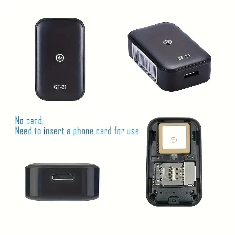 GF21 GPS Tracker Precise Positioning Mini CarTracker Universal Bike GPS Tracker for the Elderlyand Children