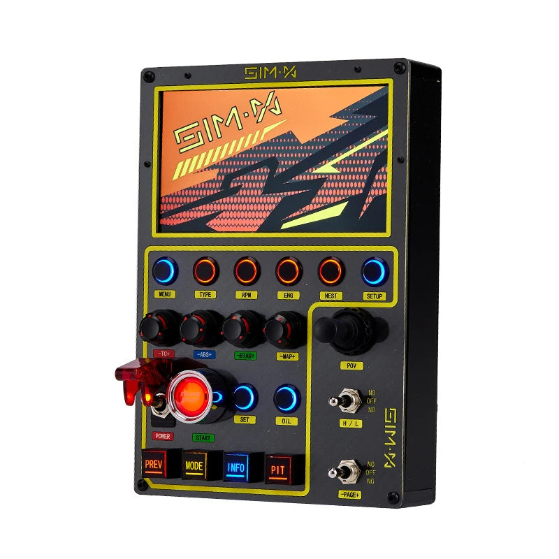 Racing Simulation Control Box Controller Multi-Function Control Button Box for Fanatec Thrustmaster emulator central for SIMAGIC