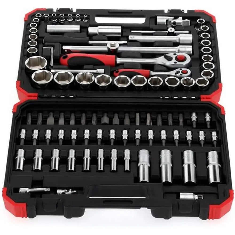 Universal Socket Set 1/4 and 1/2 Drive, 94-Piece Comprehensive Kit
