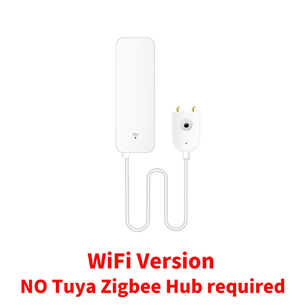 Tuya WiFi Zigbee Smart Water Leak Sensor Liquid Leakage Alarm Devices Overflow Level Detector Flood Protection Support SmartLife