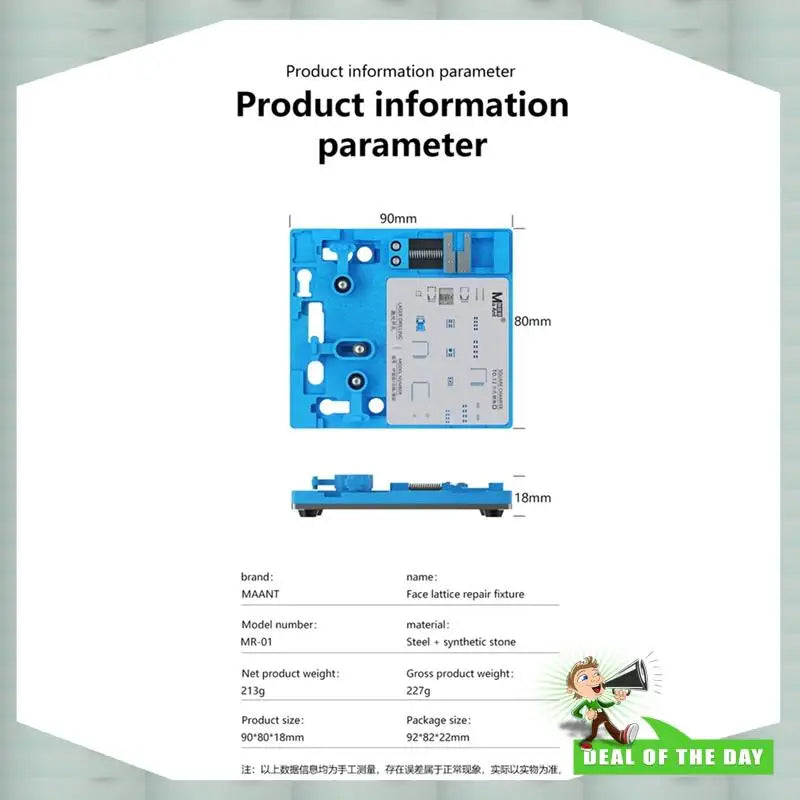 24-Hour Delivery Maant BGA Ball Planting Template Repair Platform For Iphone X 13 14 15 16Promax Face Recognition Dot Projector