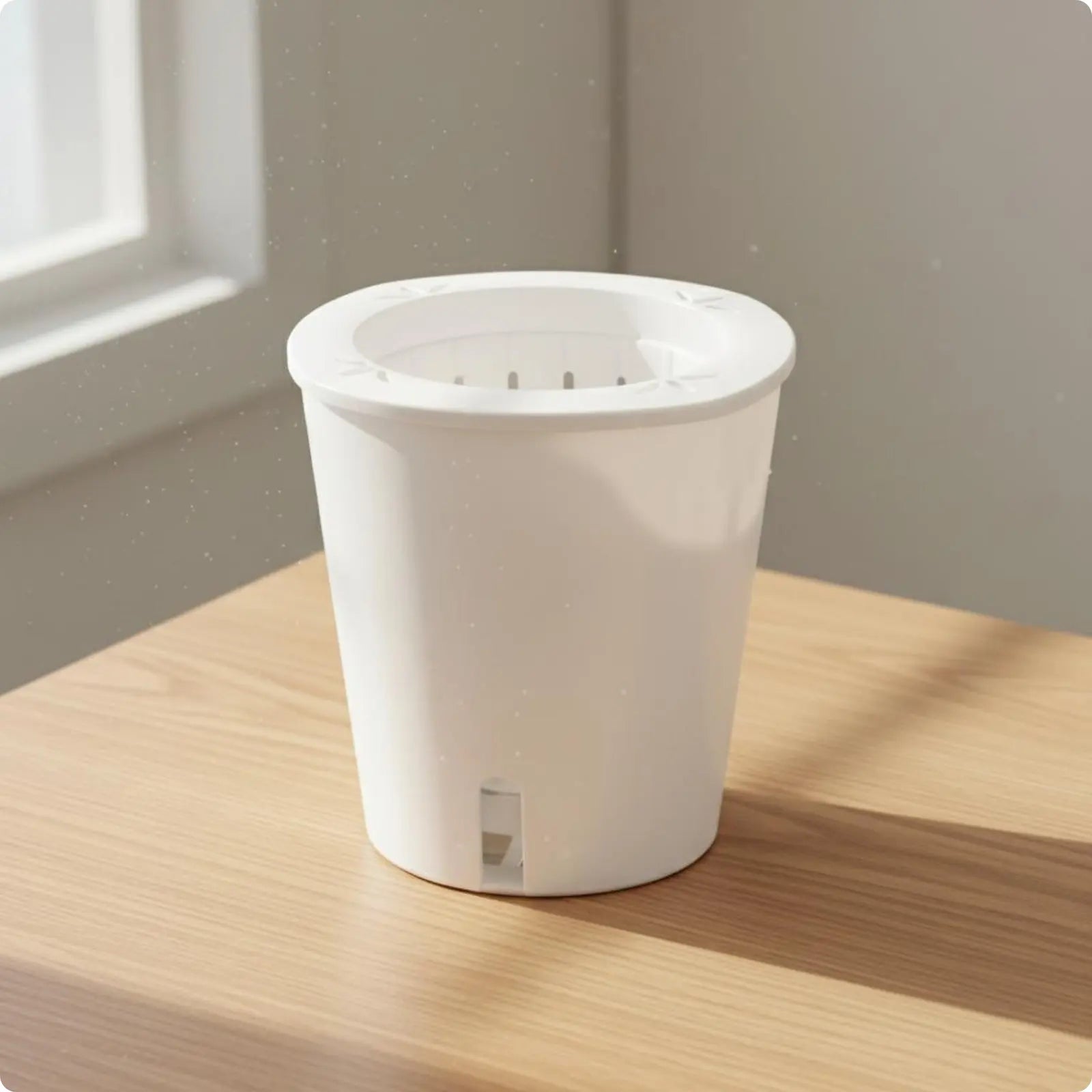 Self Watering Planter Easy to Clean Self Watering Pot Water Reservoir Planter Non Garden Container Resistant