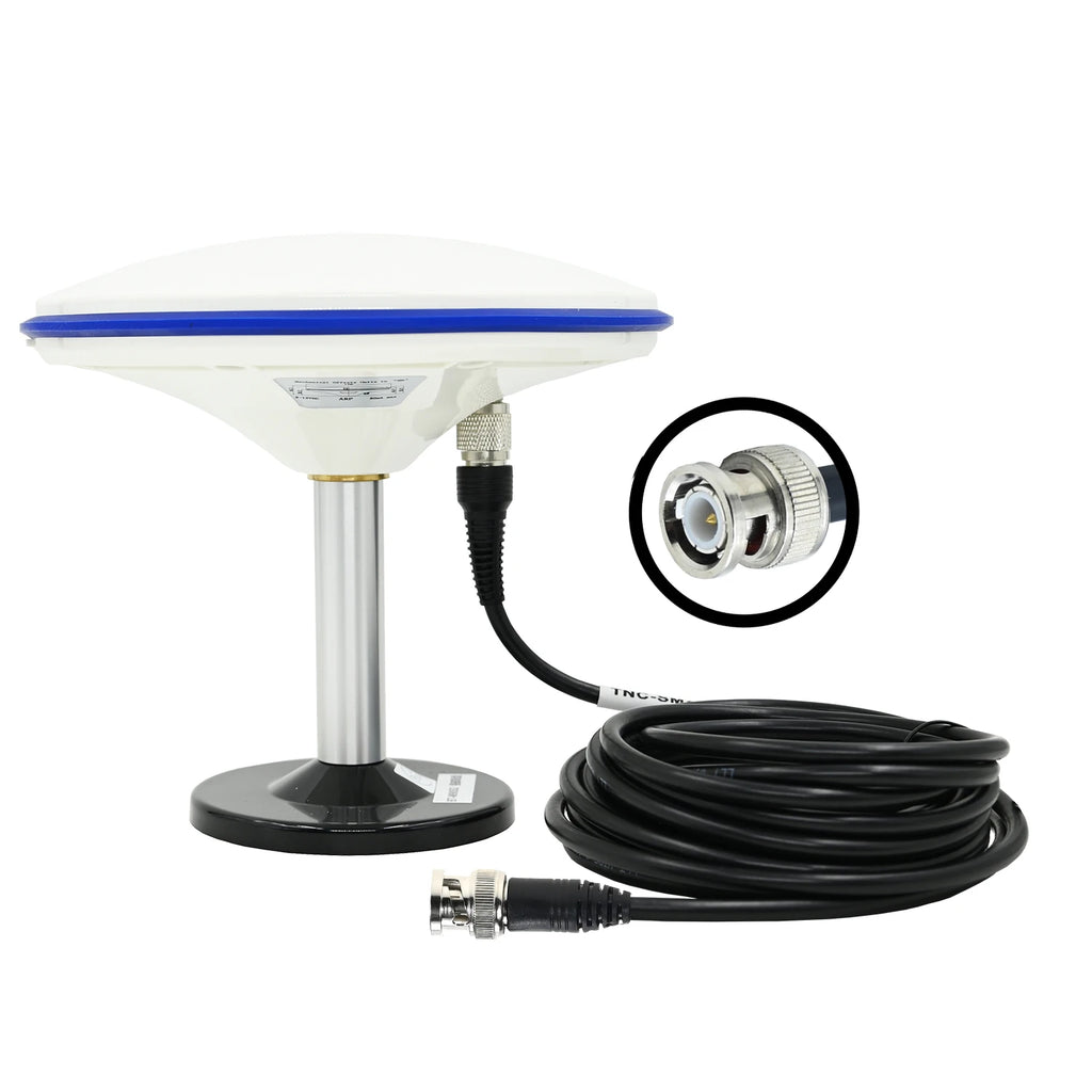 QUESCAN 40dB HG-GOYH7061 RTK GPS GNSS Antenna L1 L2 L-band 1575.42MHz 1227.6MHz GPS Antenna for Agricultural Surveying  CORS