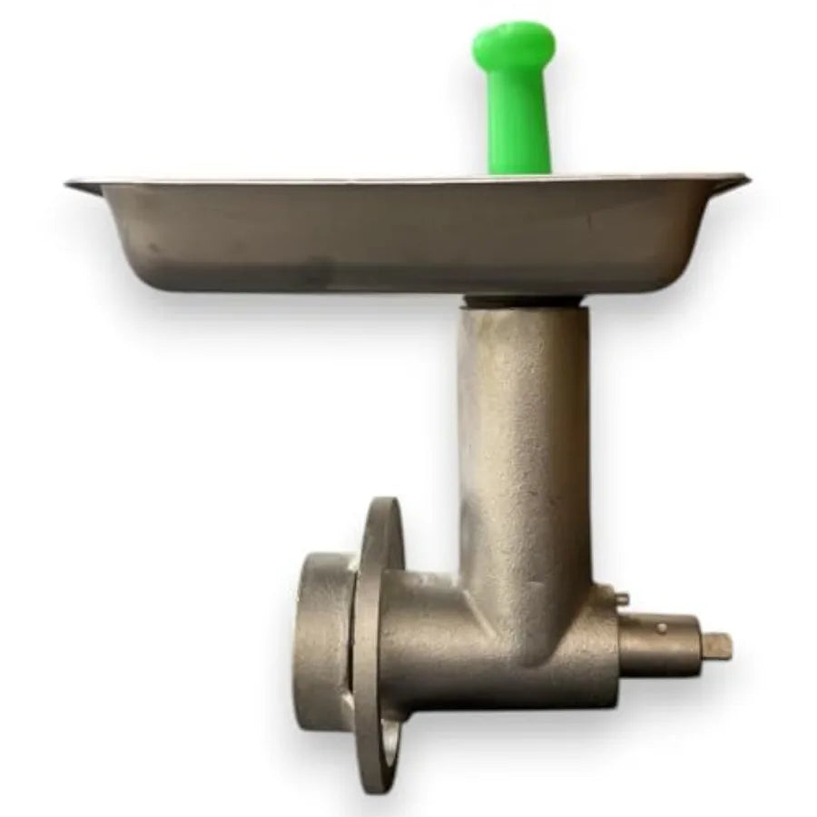 ALFA 12 H CCA Complete 12 Meat Grinder Attachment for Hobart Style Power Hubs Stainless Steel Silver Heavy Duty Grinding Capaci