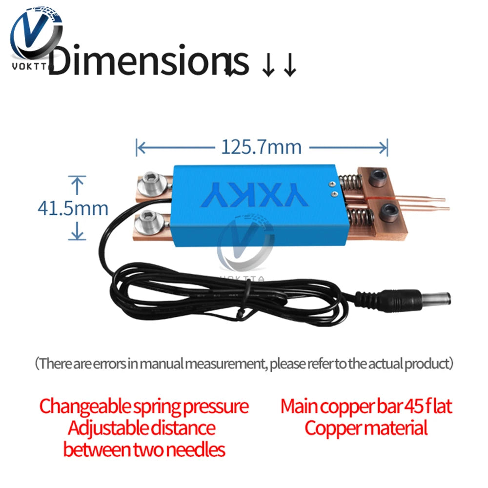 18650 Battery Spot Welding Pen 4-12V Integrated Welder Hand-held with Automatic Trigger Double Springs Spot Welder Machine